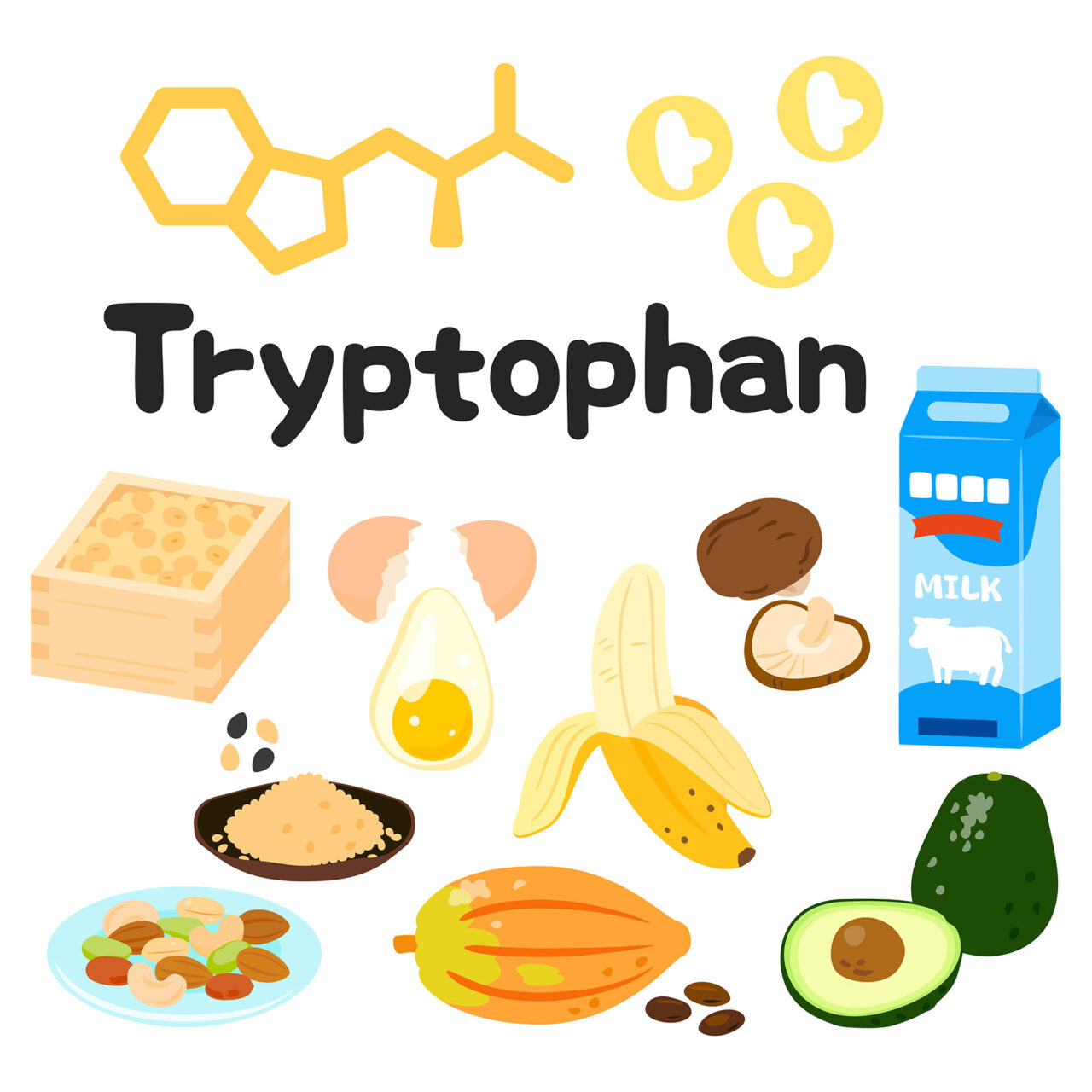 トリプトファンが含まれる食べ物